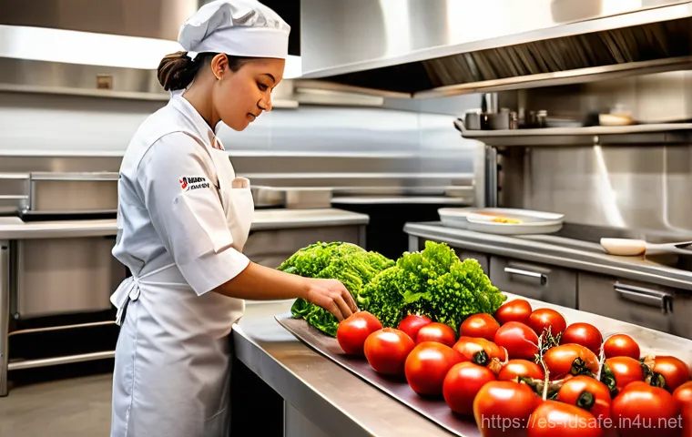식품위생사 이론 정리 노트 - Prompt 1: Digital Traceability and Sustainable Practices in a Professional Kitchen**
